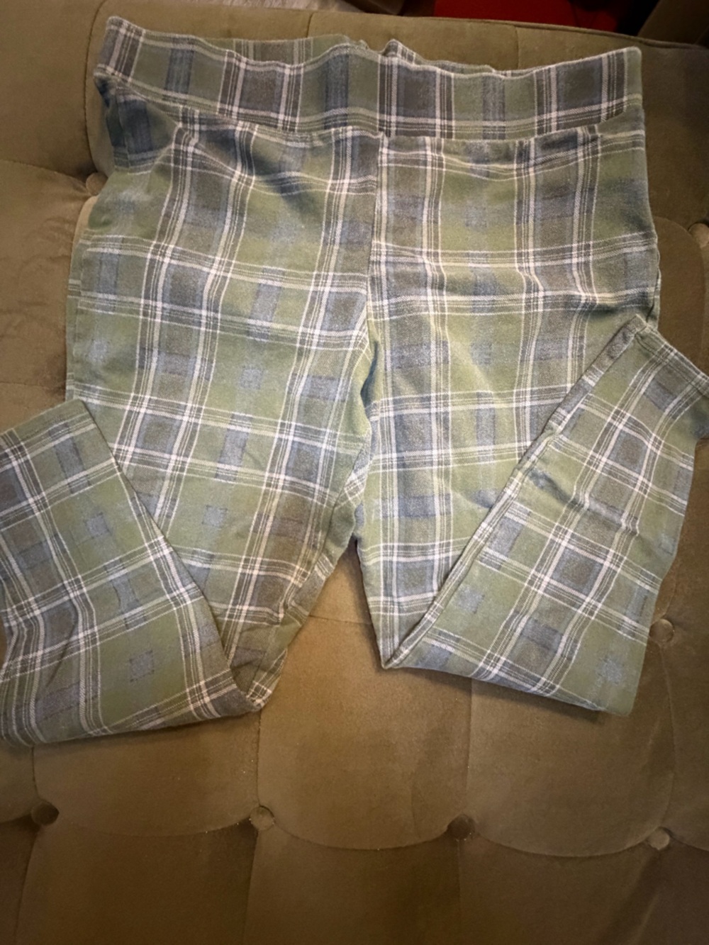 Torrid Green Plaid Flannel Pants